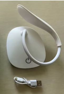 Veilleuse LED USB rechargeable Protection des yeux Tactile Réglable Pliable Chambre à coucher Chambre à coucher Bureau Table de lecture Lampe de lecture