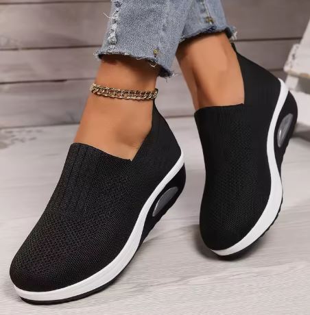 Chaussures de marche compensées confortables et respirantes à la mode