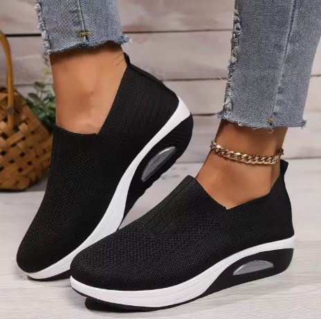 Chaussures de marche compensées confortables et respirantes à la mode