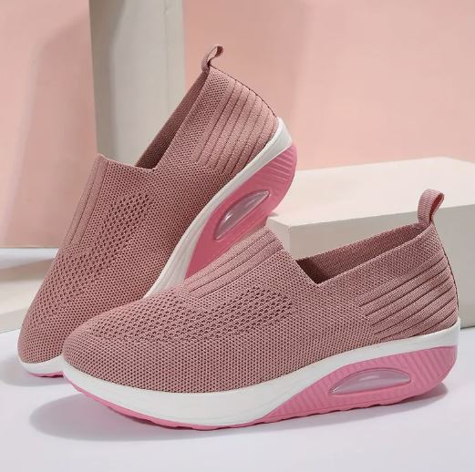 Chaussures de marche compensées confortables et respirantes à la mode